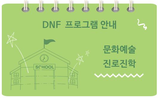DNF 프로그램 안내, 문화예술, 진로진학, 토요 영어특화